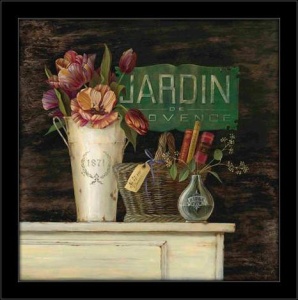 Antiquites & Jardin, uramljena slika 50x50cm svaka