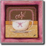 Cafe, slika na medijapanu