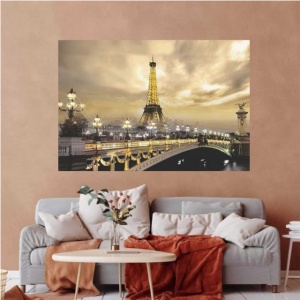 Eiffel tower, uramljena slika 70x100cm