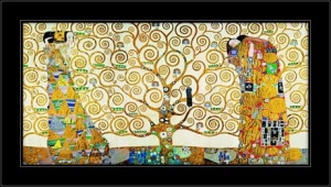 G. Klimt, Il fregio di Stoclet, framed picture