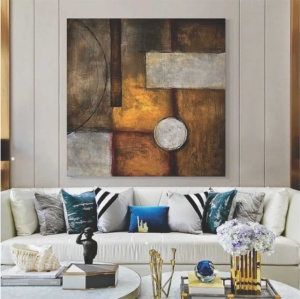 Katoni 2, uramljena slika 70x70cm