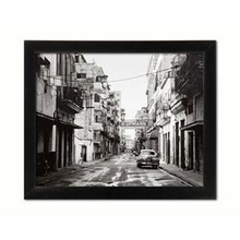 Stara ulica, uramljena slika
