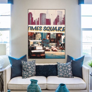 Times Square New York , uramljena slika 60x80cm