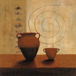 Cup 2, uramljena slika 70x70cm