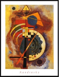 Hommage to Grohmann, Wassily Kandinsky, uramljena slika 40x50cm i 56x71cm