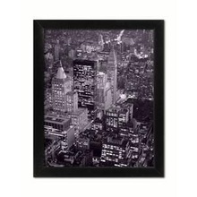 Pogled na New York noću, uramljena slika 40x50cm