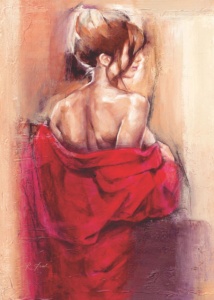 Roberta, uramljena slika 50x70cm