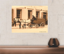 Stari Beograd posta savska 1906., uramljena slika 30x40cm i 40x50cm