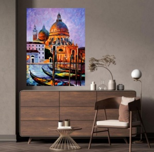 Venecija Italy, uramljena slika 30x40cm i 40x50cm