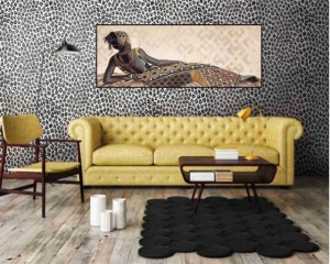 Abena, uramljena slika 30x70cm i 35x100cm