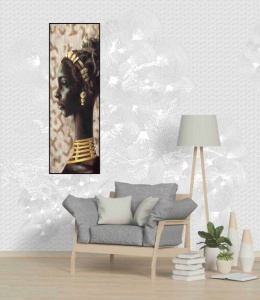 Aisha, uramljena slika dimenzije 30x70cm i 35x100cm