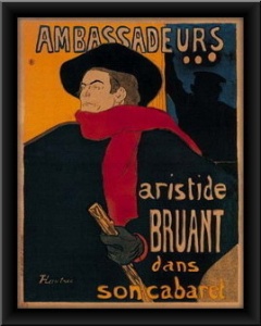 Bruant, uramlljena slika 35x45cm