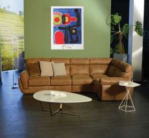 J. Miro, Peinture , uramljena slika 40x50cm