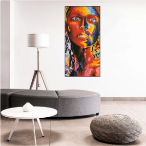 Leonie, uramljena slika 50x100cm