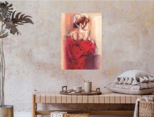Roberta, uramljena slika 50x70cm