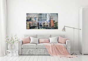 Venezia, uramljena slika 30x70cm i 50x100cm
