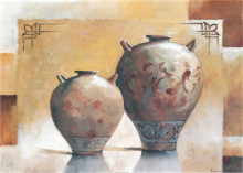 Antički ćupovi, uramljena slika 50x70cm