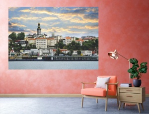 Beograd Saborna crkva , uramljena slika 70x100cm