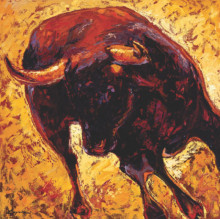 El Toro, uramljena slika 70x70cm