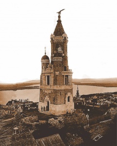Gardos kula, uramljena slika 30x40cm i 40x50cm