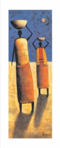 Slika Bugava, uramljena slika 30x70cm