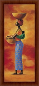 Zuri, uramljena slika 20x50cm i 30x70cm