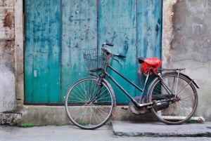 A Chinese bicycle, uramljena slika 45x55cm