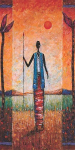 Bapotto, uramljena slika 50 x 100 cm