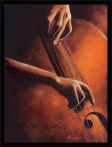 Čelo, uramljena slika 30x40cm
