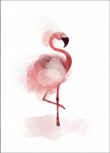 Flamingos, uramljena slika 30x40cm i 40x50cm