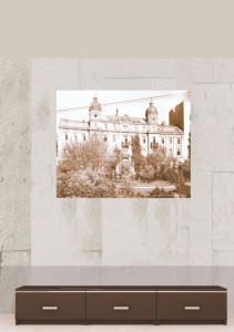 Stari Beograd hotel Petrograd 1931., uramljena slika 30x40cm i 40x50cm