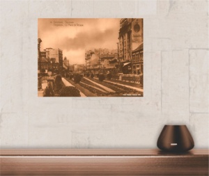 Stari Beograd Terazije 1920., uramljena slika 30x40cm i 40x50cm