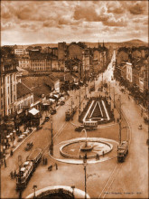 Stari Beograd Terazije 1922., uramljena slika 30x40cm i 40x50cm