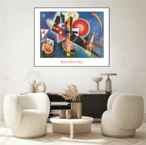 W. Kandinsky, Im Blau , uramljena slika 40x50cm i 56x71cm
