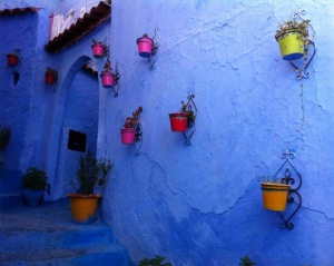 Blue City Morroco 45x55 cm
