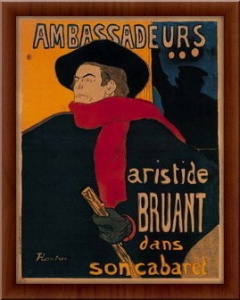 Bruant, uramlljena slika 35x45cm