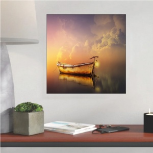 Camac-barka sl. 1, uramljena slika 50x50cm
