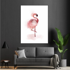 Flamingos, uramljena slika 30x40cm i 40x50cm