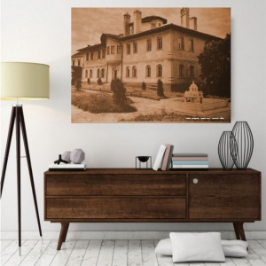 Stari Beograd, konak knjeg.Ljubice 1895., uramlljena slika 30x40cm i 40x50cm