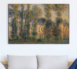 Claude Monet, Poplars At Giverny (1888.), uramljena slika 50x70cm i 70x100cm