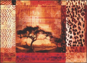 Sahara 1, uramljena slika 60x80cm