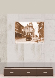 Stari Beograd hotel London 1931., uramljena slika 30x40cm i 40x50cm