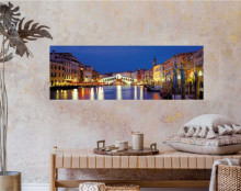 Venecija, uramljena slika 35x100cm