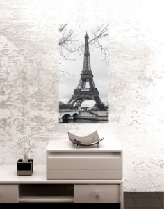 Eiffel tower, uramljena slika 50 x 100 cm