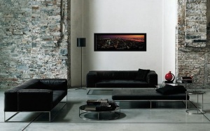 New York City, uramljena slika 35 x 100 cm