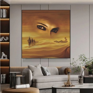 Slika Sahara 1, uramljena slika 70x70cm