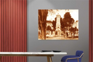 stari Beograd, terazije 1928. uramljena slika 30x40cm i 40x50cm
