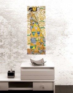 The Waiting - G. Klimt 1909., uramljena slika 50 x 100 cm