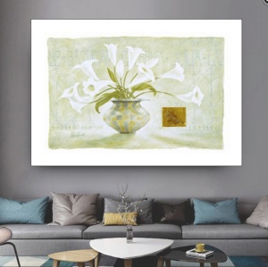 Toscana fiori 1 , uramljena slika 70x100cm