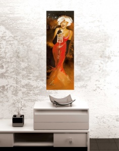 De Jazz, uramljena slika 35x100cm